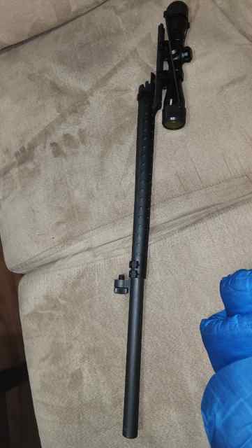 Mossberg 500 12ga 24&quot; rifled barrel w cantilever