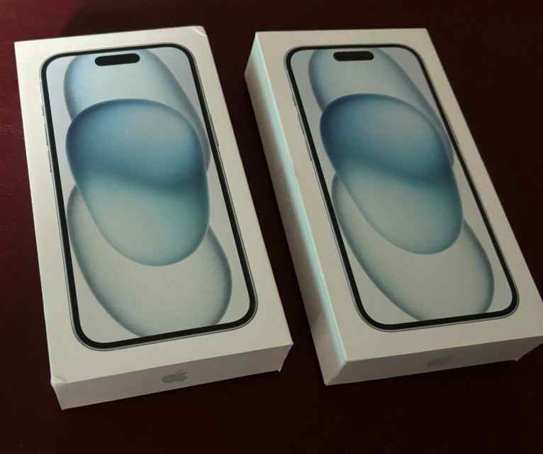 2 iphone 15s.  brand new. unopened box. 