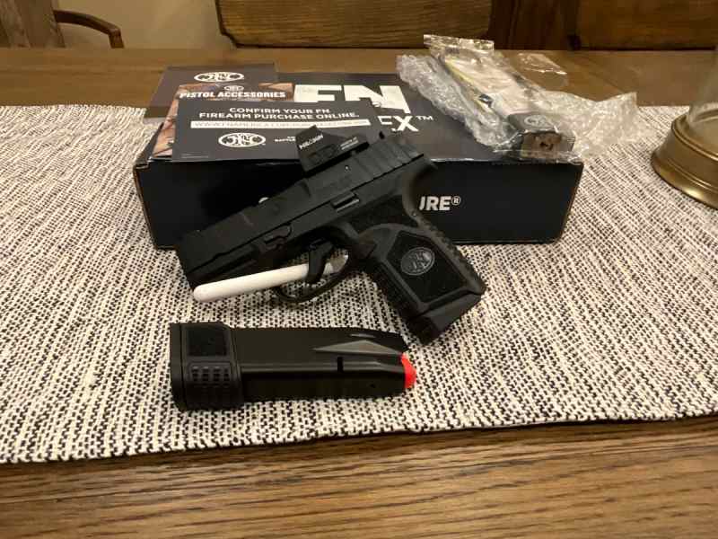 FN Reflex 9mm Pistol Holosun HS507k X2 Site