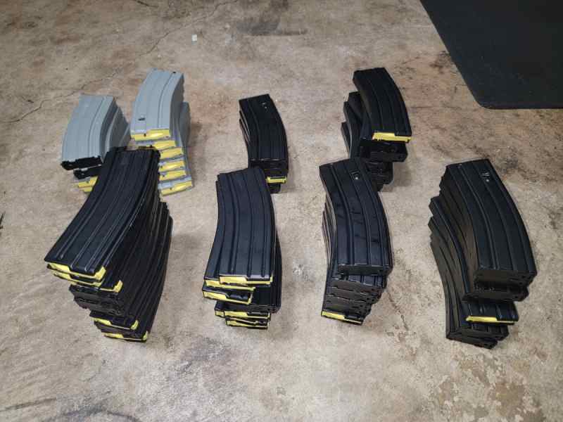 Lot of D&amp;H tactical aluminum magazines 5.56