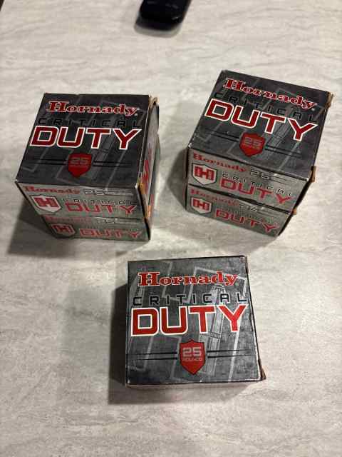 Hornady critical duty ammo for sale 