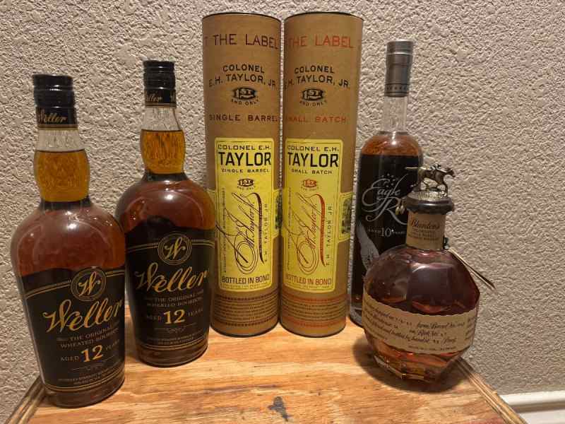 bourbon bottles for sale