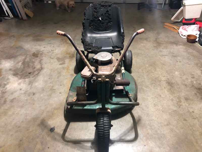 ‘60s Sears 3 wheel mower