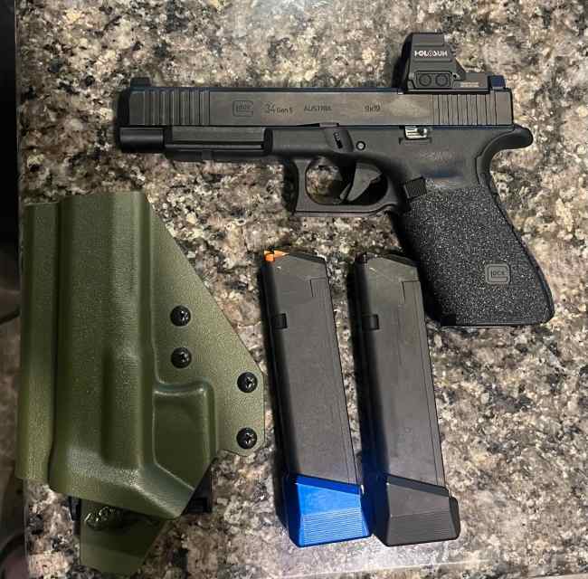 M&amp;P 5&quot;; Glock 34
