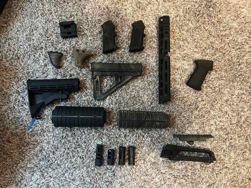 Lot of spare parts and accessories 