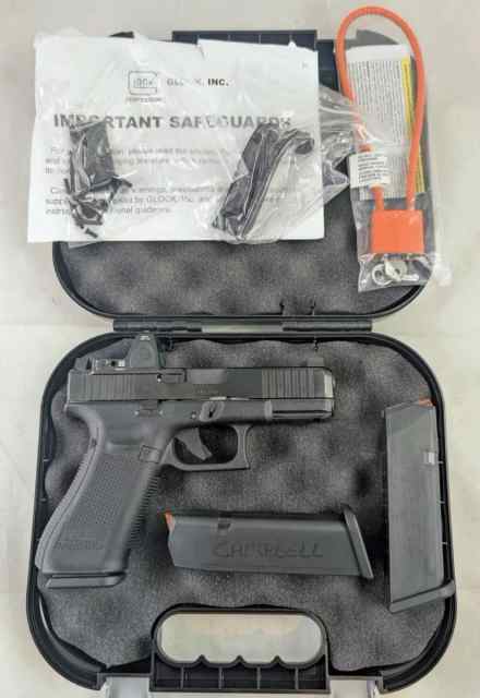 Glock 45 Blue Label Trijicon RMR RM06 Red Dot