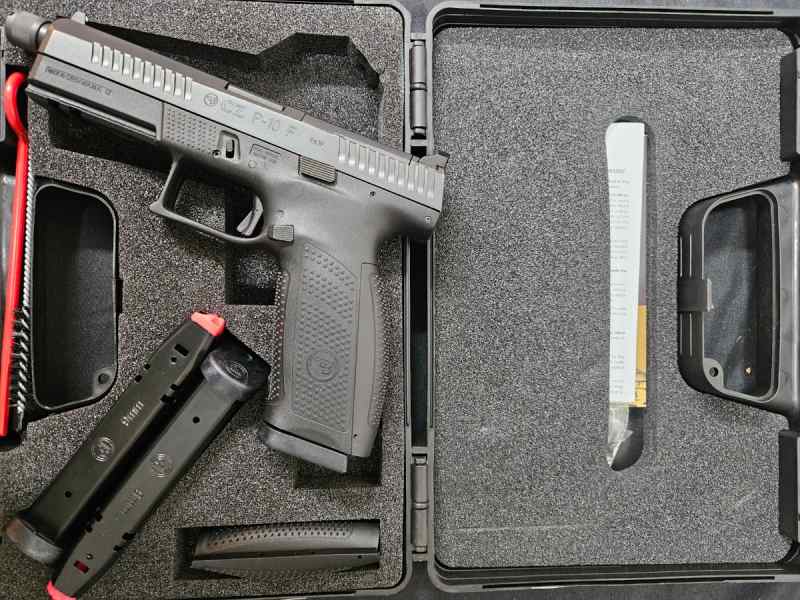 CZ P10F optic ready and suppressor ready