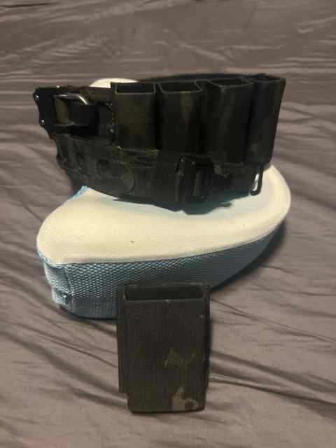 Large Multicamblack ferro concepts bison belt