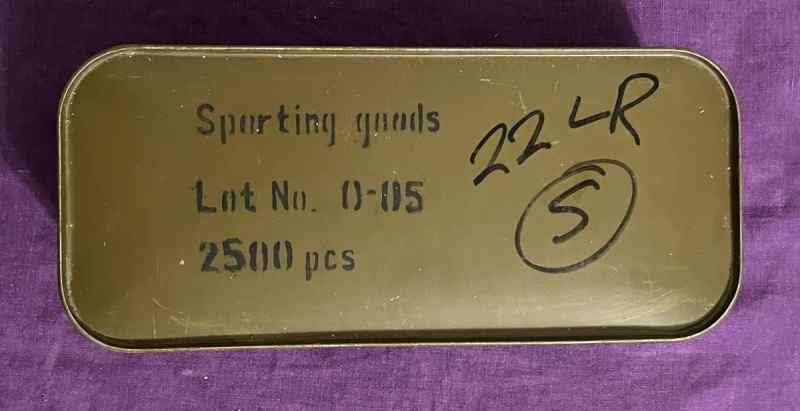 WTS: Russian Spam Can of Steel Case .22LR Ammo 