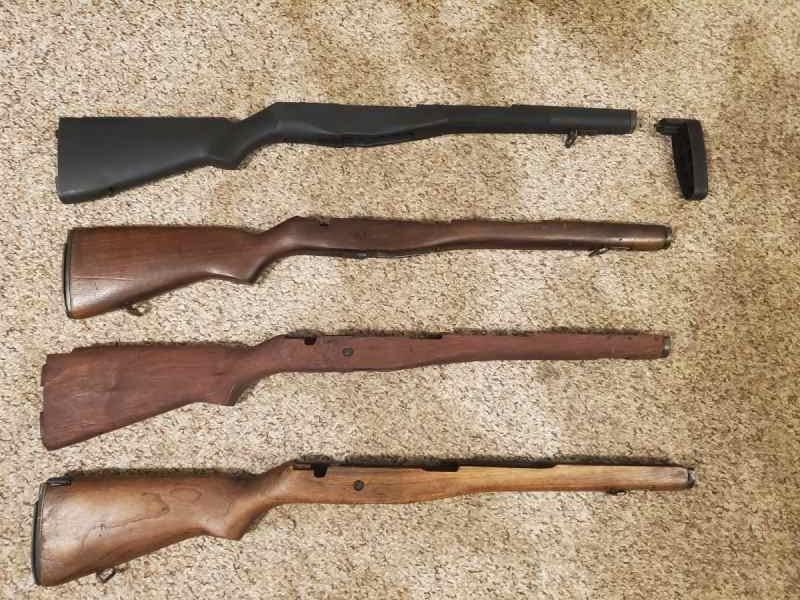 M14 M1A Springfield Rifle Parts Lot + Stocks