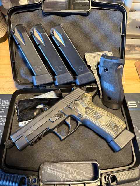P226 Tacops 9mm 4 mags 21 rd