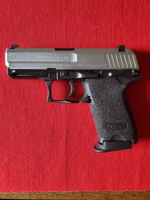 HK usp compact .40 w .357 barrel stainless 