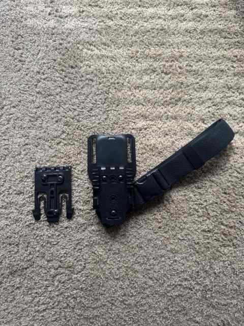 Safariland UBL Midride w QLS Fork and Thigh Strap