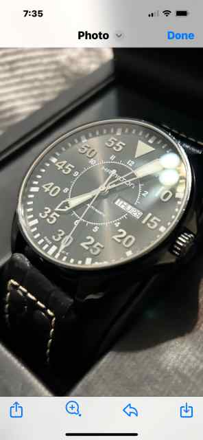 Automatic Hamilton khaki Aviator, pilot model, &amp;