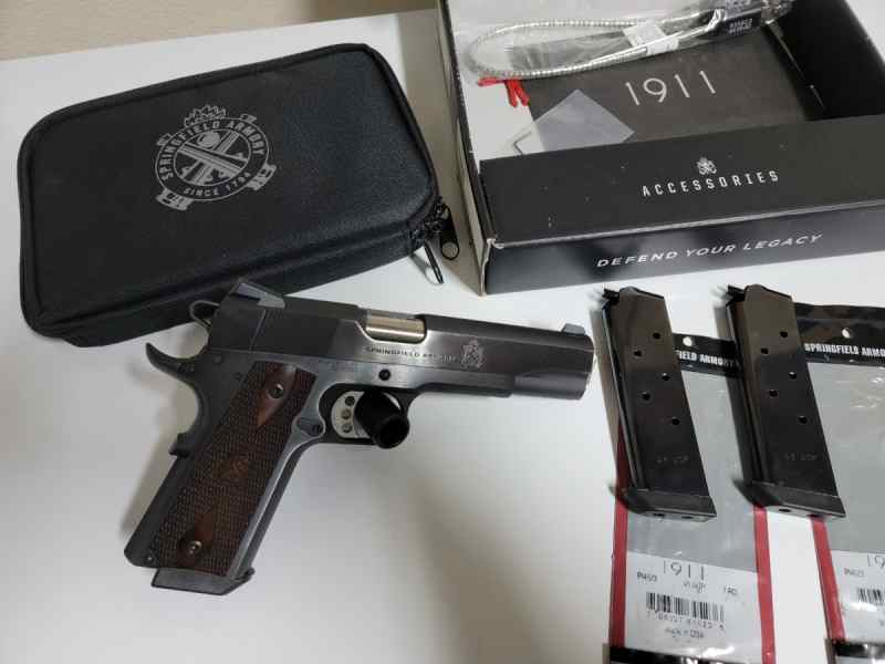 Springfield Garrison 1911 45 ACP *NEW* with extras