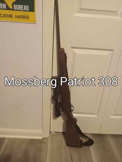 Mossberg Patriot 308 with 100 rounds of ammo