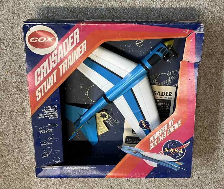 WTS: Vintage Cox Crusader gas plane NOS