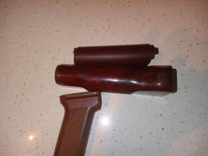 Polish bakelite handgaurd set