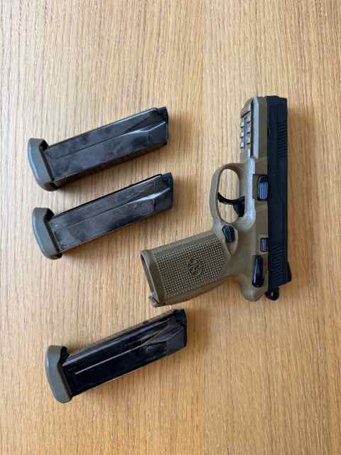 Fnx 45 acp fde and black f + n American made