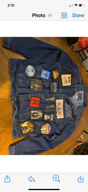 Classic XL AC/DC Denim Jacket 