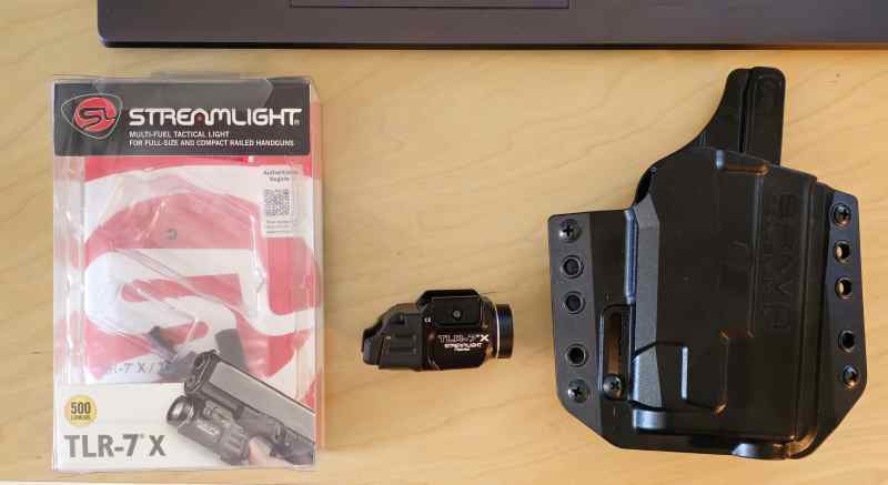 Streamlight TLR7X and OWB Holster