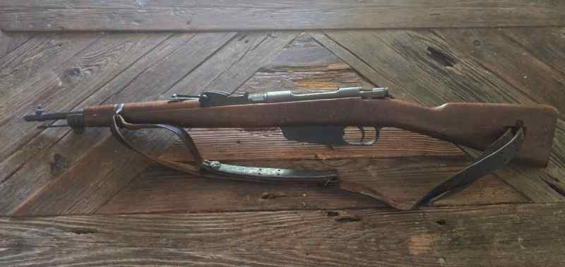 M91/38 6.5x51 Carcano carbine rifle