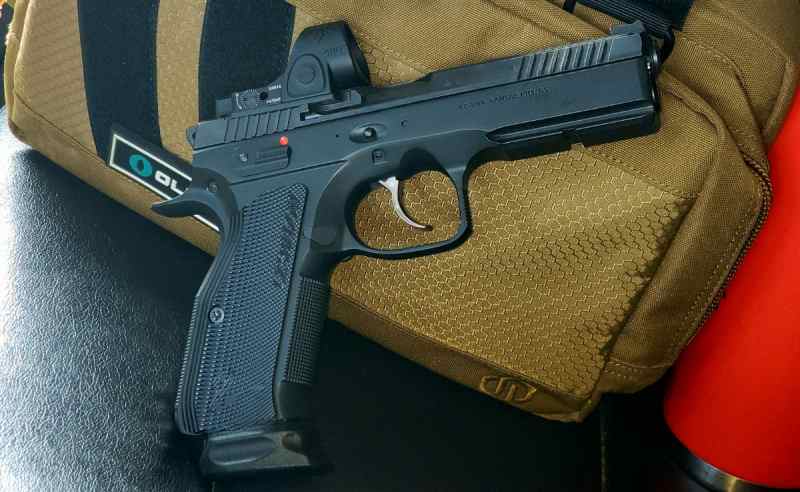 NEW CZ Shadow 2 / TS 2 Aluminum Grips Black ⚫️