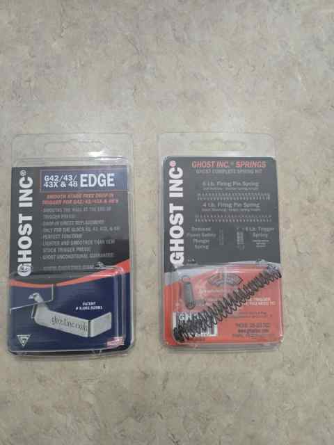 Glock 43 X Ghost connector and Ghost Spring kit