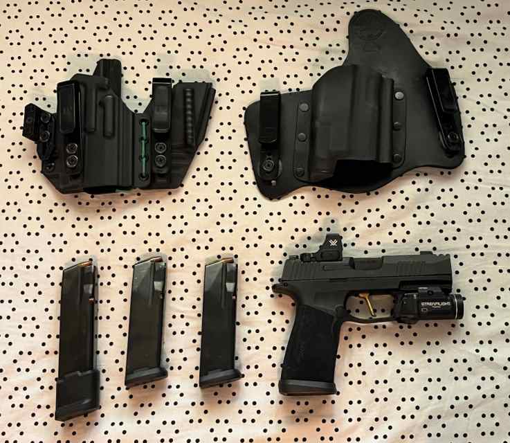 Sig P 365 x macro with accessories 