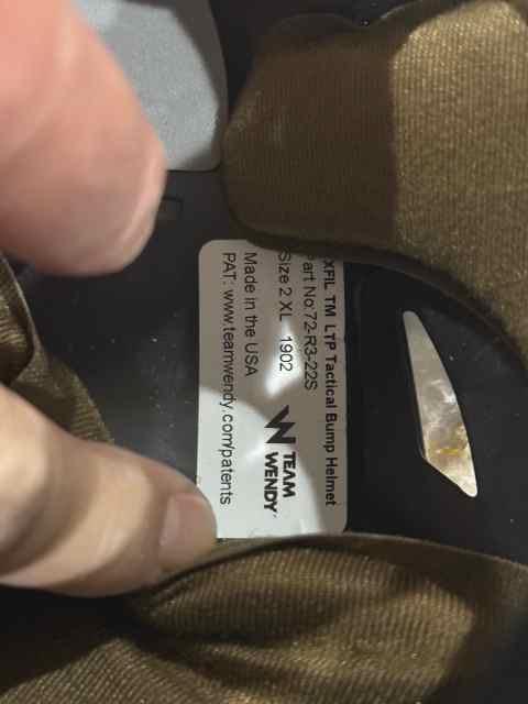 Team Wendy bump helmet 