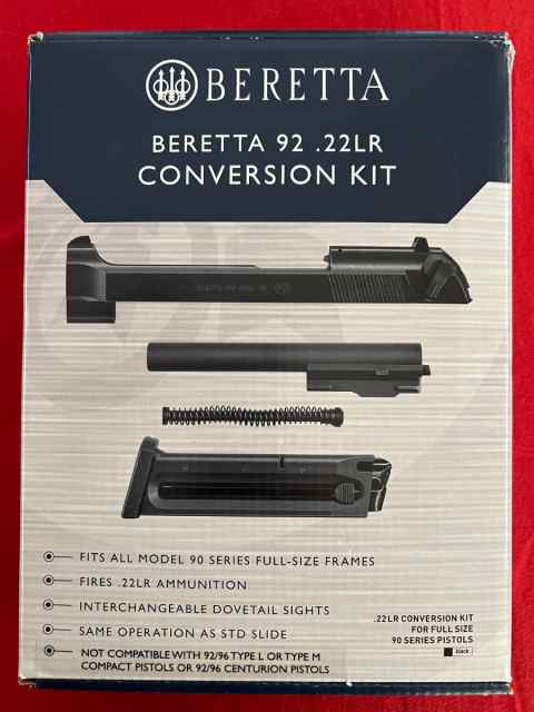 Beretta 92 .22LR Conversion Kit