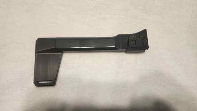 2 3d printed picatinny mount folding braces