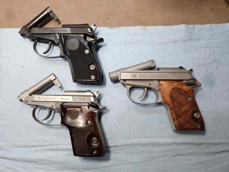 Beretta Pocket Pistols - .22LR, .25 auto, .32 auto