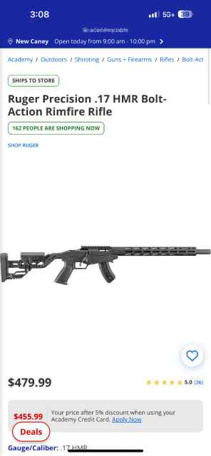 Ruger precision 17hmr