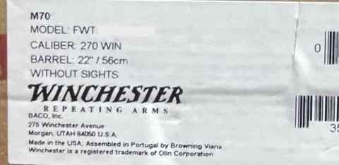 Winchester Model 70 Featherweight .270 WIN