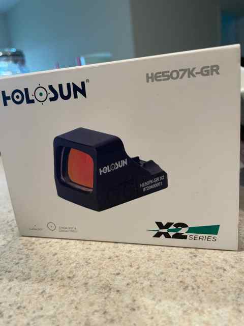 Brand new holosun 507k X2 green dot 