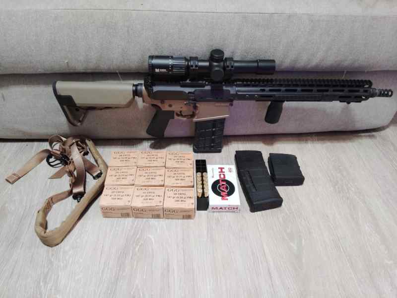 Ultra light AR-10 and ammo 