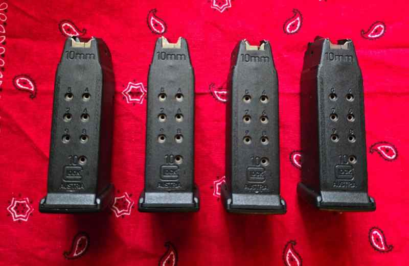 Like New (4) Glock 29 Magazines 