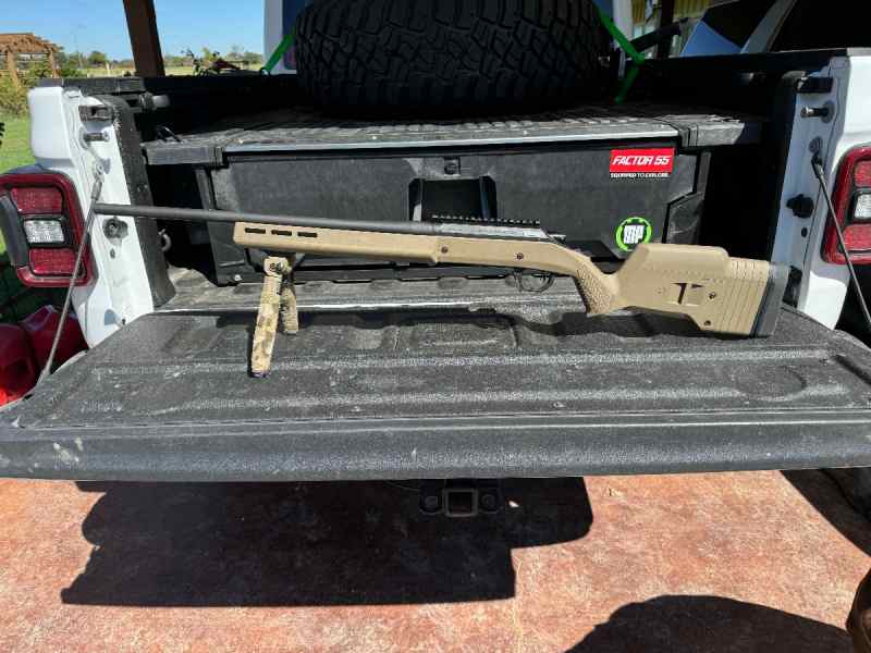 6.5CM Ruger American Predator Magpul stock &amp; Bipod