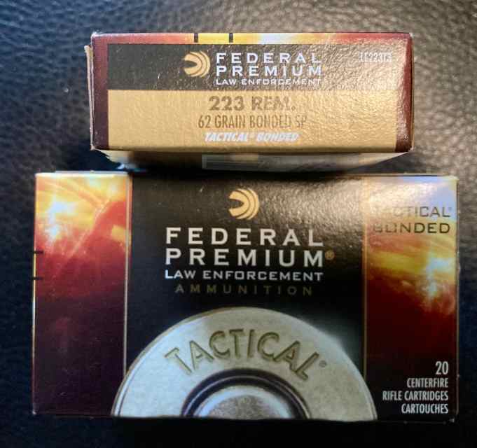 223 Federal Premium 62 gr Bonded SP