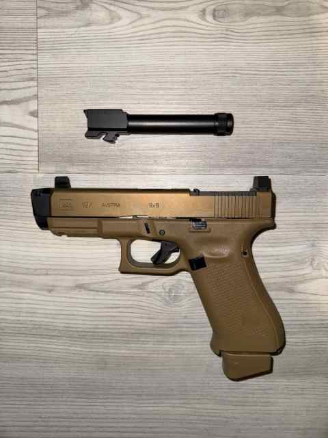 Glock 19X MOS + Radian Ramjet/Afterburner