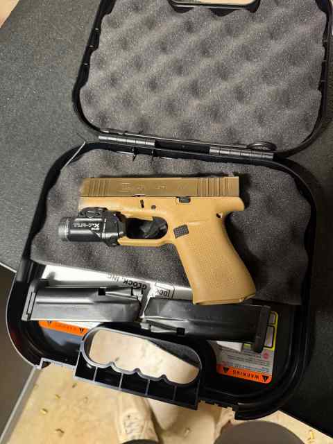 Glock 43x Coyote Tan MOS