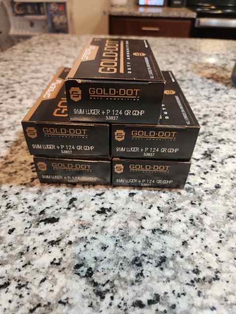 Speer Gold Dot 9mm 124 Gr +P