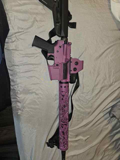 Purple AR15 
