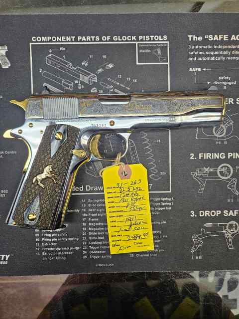 COLT 1911 DELUXE 38 SUPER &quot;1 OF 500&quot; NICE!