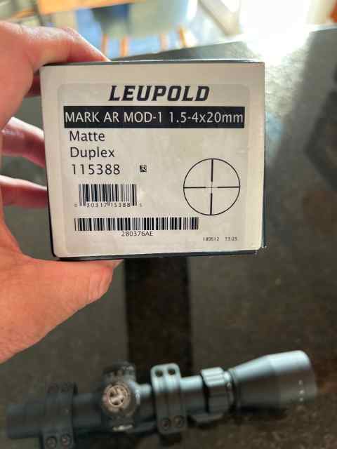 Leupold 1.5 -4 scope