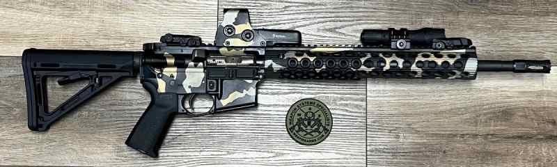 Smith &amp; Wesson MP15 loaded