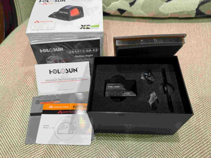NEW Holoson HE507C-X2 ACSS Vulcan Green