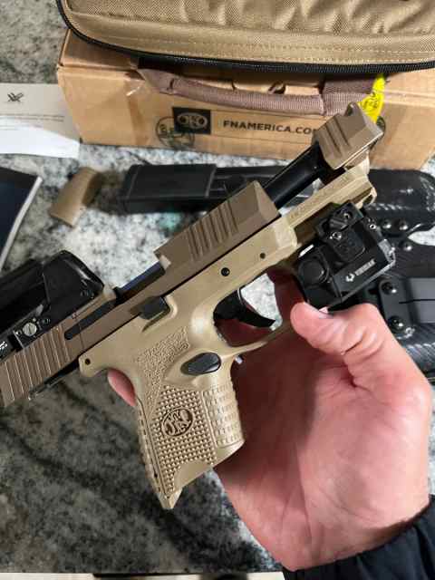 FN 509c Tactical with optic. Loaded 