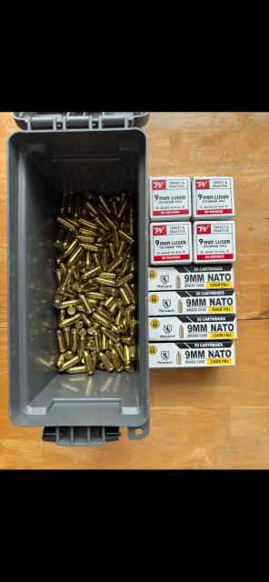 750 rounds 9mm Ammo (20 CPR)